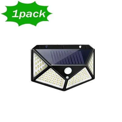 Applique Solaire Extérieur 100 LED Détecteur de Mouvement