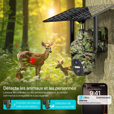 Caméra Solaire 4G Camouflage Extérieure - vue 5