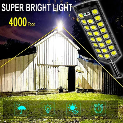 Lampe Solaire Extérieure LED Détecteur Mouvement 3 Modes