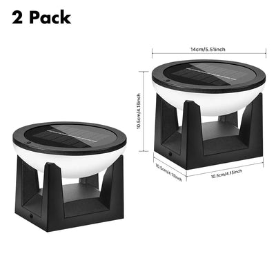 Lampe Solaire Pilier Poteau LED Capuchon Clôture IP65 Étanche