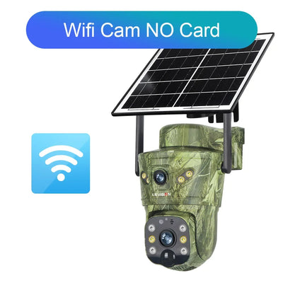 Camera Solaire 4K Double Ecran 4G Exterieure