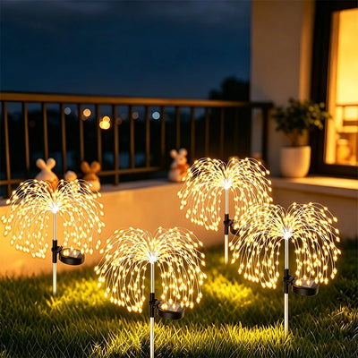 Guirlande Solaire Feux d'Artifice LED Noël et Halloween