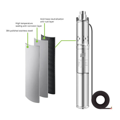 Pompe à Eau Solaire Submersible Puits Profond Sans Balais