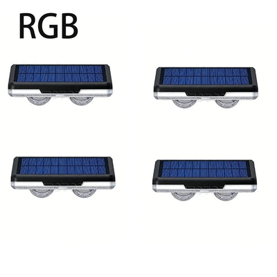 Projecteur Solaire Extérieur RGB à Clipser pour Clôture et Balcon