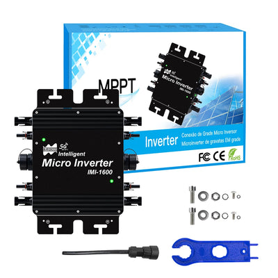 Micro-Onduleur Solaire 1600W WiFi Réseau