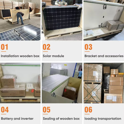 Kit Solaire Hybride Tout-en-Un 5 à 100 kW Maison et Commerce