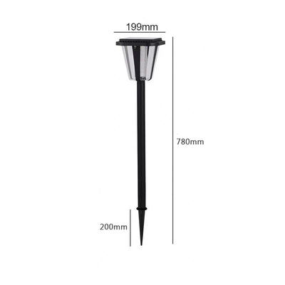 Borne Solaire de Pelouse LED Étanche pour Jardin