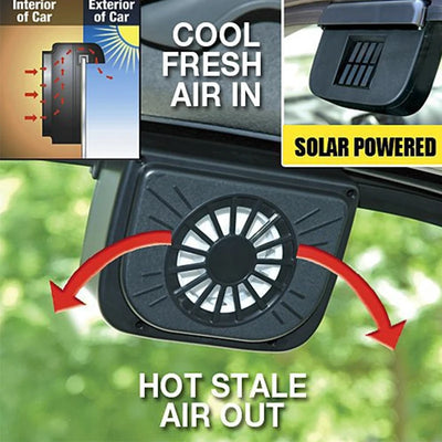 Ventilateur Solaire Automatique de Vitre pour Voiture