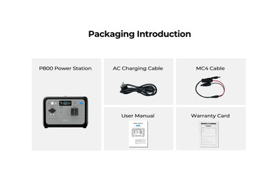 Générateur Solaire 800W 512Wh Portable Camping - vue 5