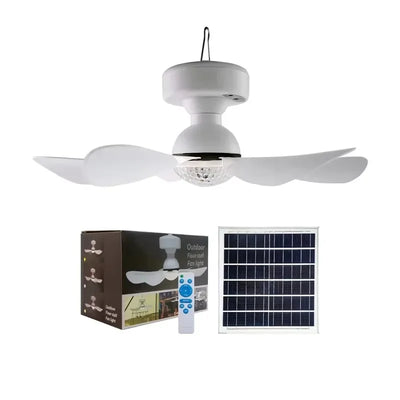 Ventilateur Solaire de Plafond avec Éclairage LED