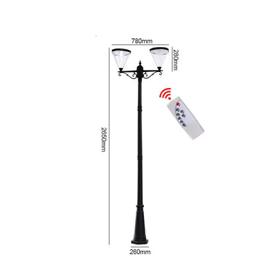 Lampadaire Solaire de Jardin LED Étanche IP65