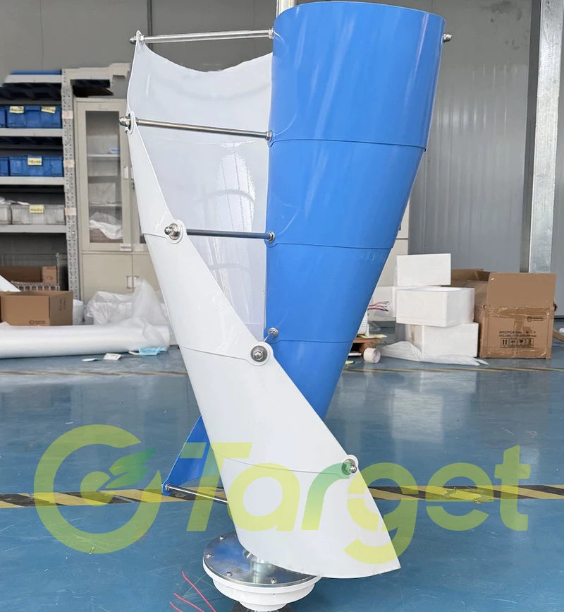 Éolienne Verticale MPPT Hybride Sortie 220V avec Onduleur