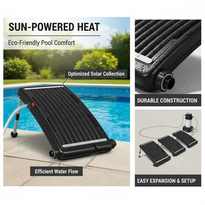 Chauffage Solaire Piscine Panneau Courbé Hors Sol
