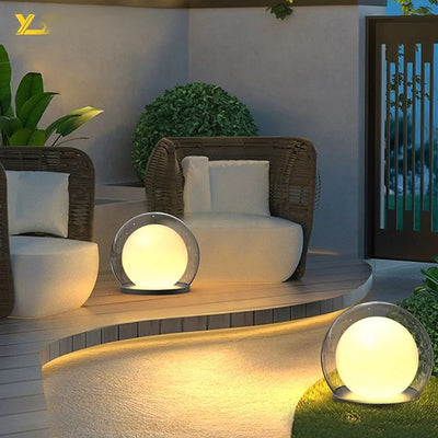 Applique Solaire Murale Lune Lumineuse de Jardin