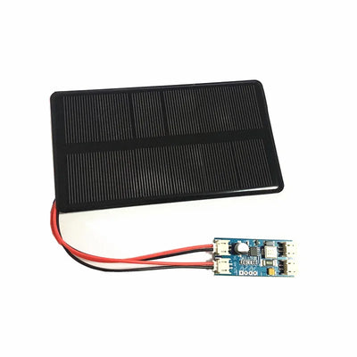 Mini Panneau Solaire Monocristallin 6V 1,25W avec Module de Charge