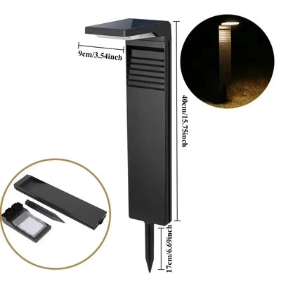 Bornes Solaires d'Allée Étanches (Lot de 2)