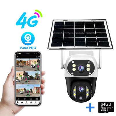 Détail des objectifs de la caméra solaire 4K