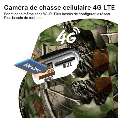 Caméra Solaire 4G Camouflage Extérieure - vue 3