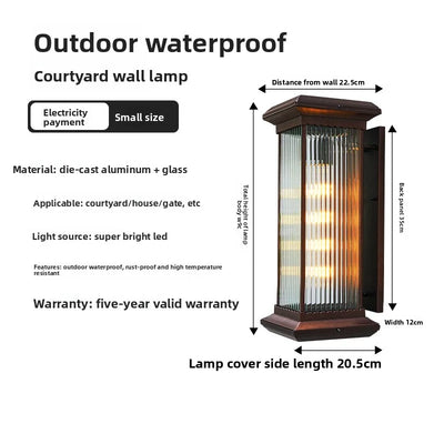 Applique Solaire Murale Extérieure Étanche Ultra-Lumineuse
