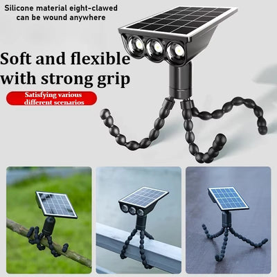 Spot Solaire Extérieur Flexible Étanche pour Jardin et Allée