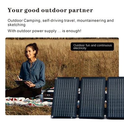 Panneau Solaire Pliable 900W Camping USB