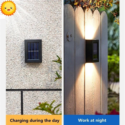 Applique Solaire Murale Extérieure LED Clôture