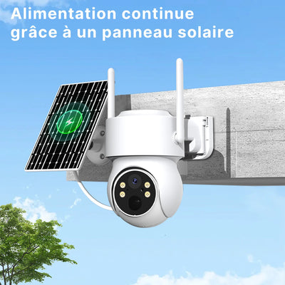 Caméra Solaire WiFi Sans Fil Extérieure - vue 3