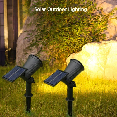 Projecteur LED Solaire Extérieur Étanche pour Jardin, Pelouse et Passerelle