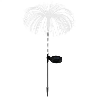 Lampe Solaire Méduse et Fleurs Lumineuses pour Jardin