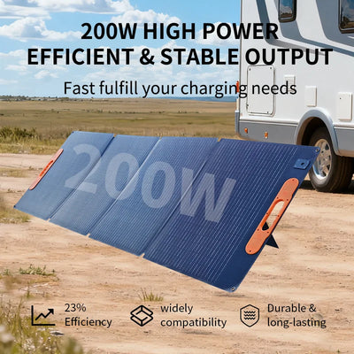 Panneau Solaire Pliable Portable 200W Camping
