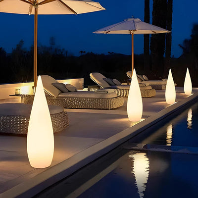 Lampe solaire goutte d'eau blanc chaud lumineuse
