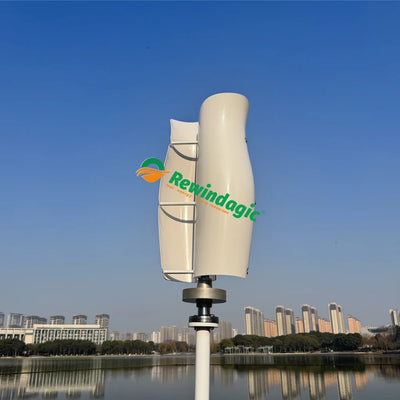 Éolienne Verticale 5000W à 10 kW MPPT Hybride et Onduleur