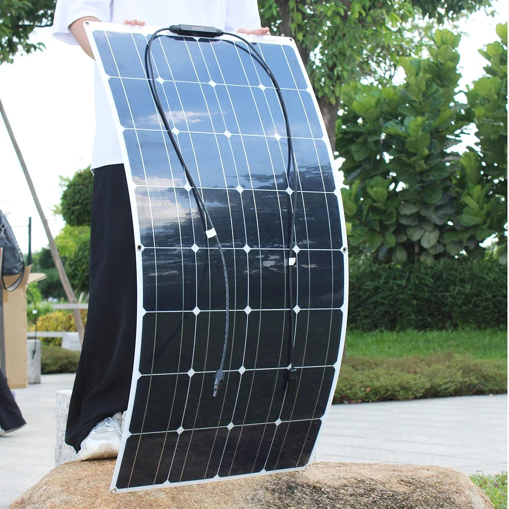 Panneau Solaire Flexible 100W Monocristallin Léger