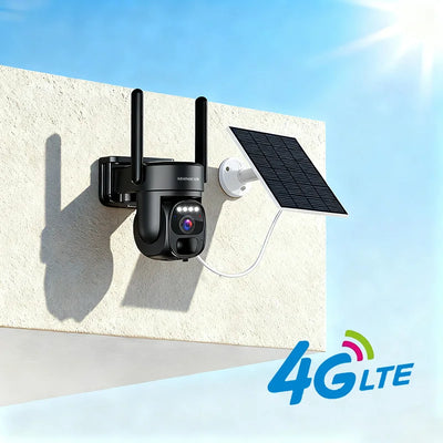 Caméra Solaire 4G Détection Humaine Vision Nocturne - vue 6