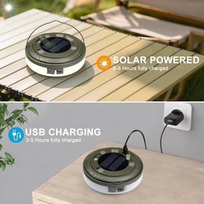 Guirlande Solaire LED Double Camping Étanche IP65 USB-C