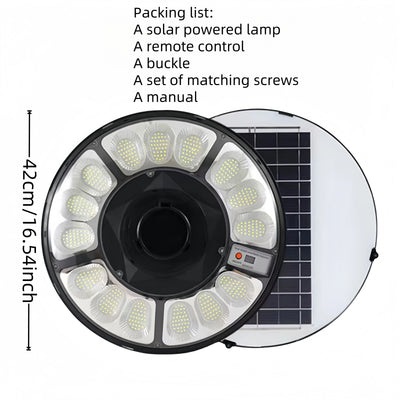 Lampadaire Solaire Détecteur de Mouvement Extérieur