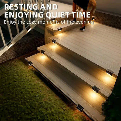 Lampe Solaire à Clipser Extérieur pour Clôture et Terrasse Lot de 15