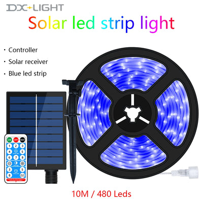 Guirlande Solaire LED Étanche Extérieure Décoration Jardin Noël