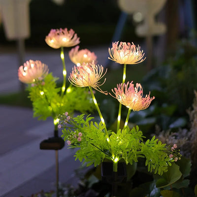 Lampe Solaire Fleur Lumineuse Décorative pour Jardin