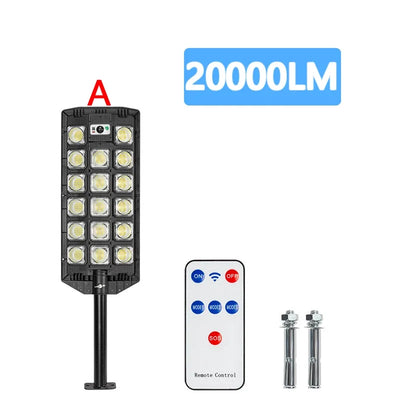 Lampe Solaire Extérieure LED Détecteur Mouvement 3 Modes