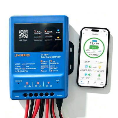 Régulateur de Charge Solaire MPPT 30A 40A 12V à 48V