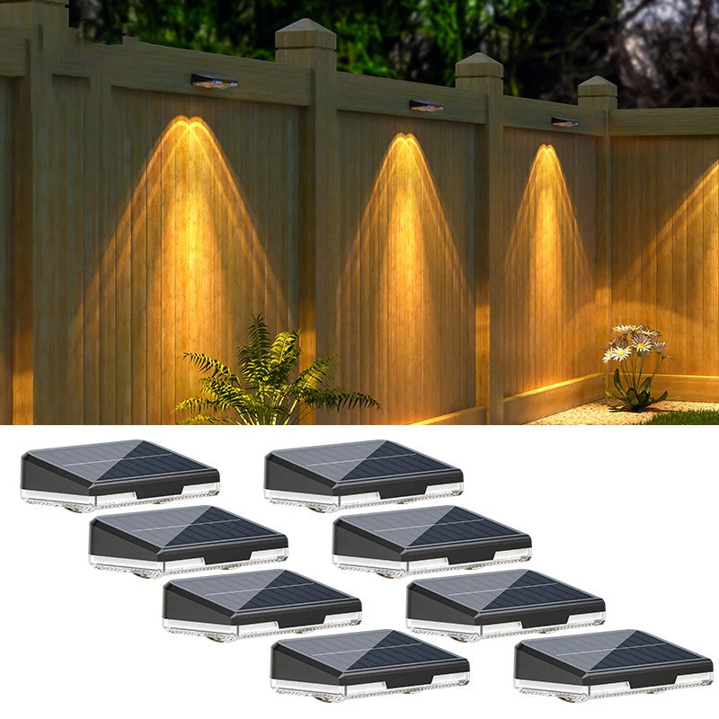 Projecteur Solaire Extérieur RGB à Clipser pour Clôture et Balcon