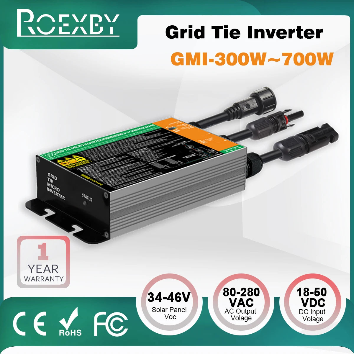 Micro-Onduleur Solaire MPPT Réseau 300-700W