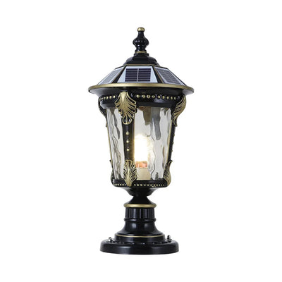 Lampe Solaire de Pilier et Poteau Extérieure