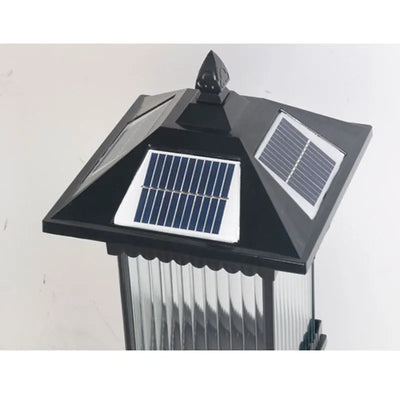Borne Solaire de Jardin Style Asiatique Étanche