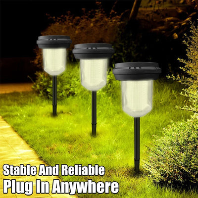 Balise Solaire à Planter Multicolore pour Jardin et Allée