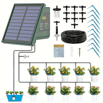 Kit d'Irrigation Solaire DIY pour Potager et Balcon