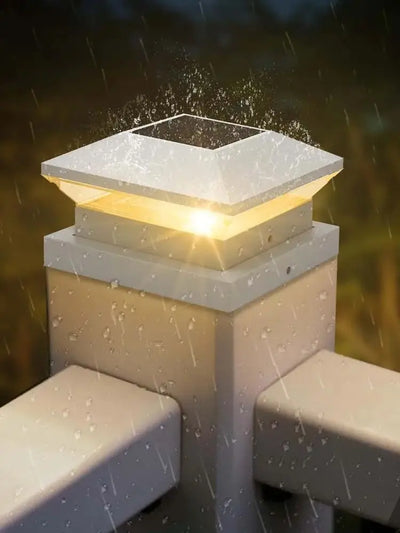 Borne Solaire Extérieur Pilier de Clôture 3000K 6000K IP65