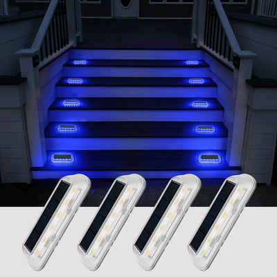 Lampe Solaire Jardin 16 LED Étanche Décorative Extérieur
