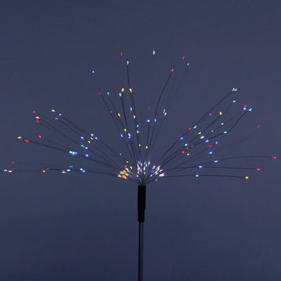 Guirlande Solaire Feu d'Artifice LED Étanche Décoration Jardin